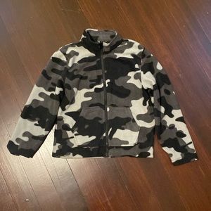 Eddie Bauer Zipper Up Camo Fleece